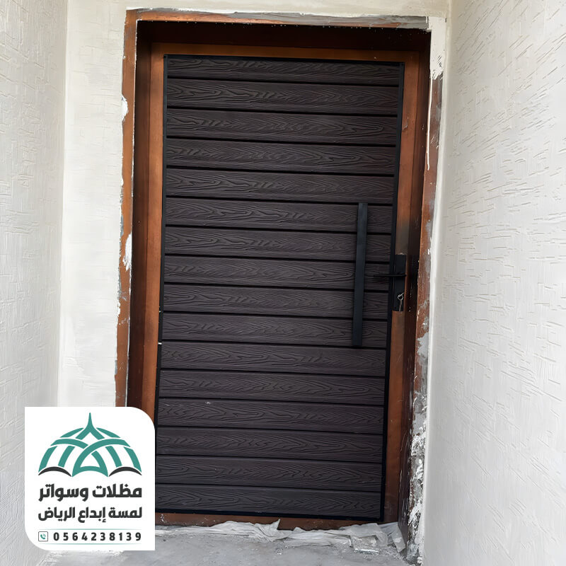 تجديد الابواب القديمة الى باب حديث مؤسسة لمسة ابداع الرياض